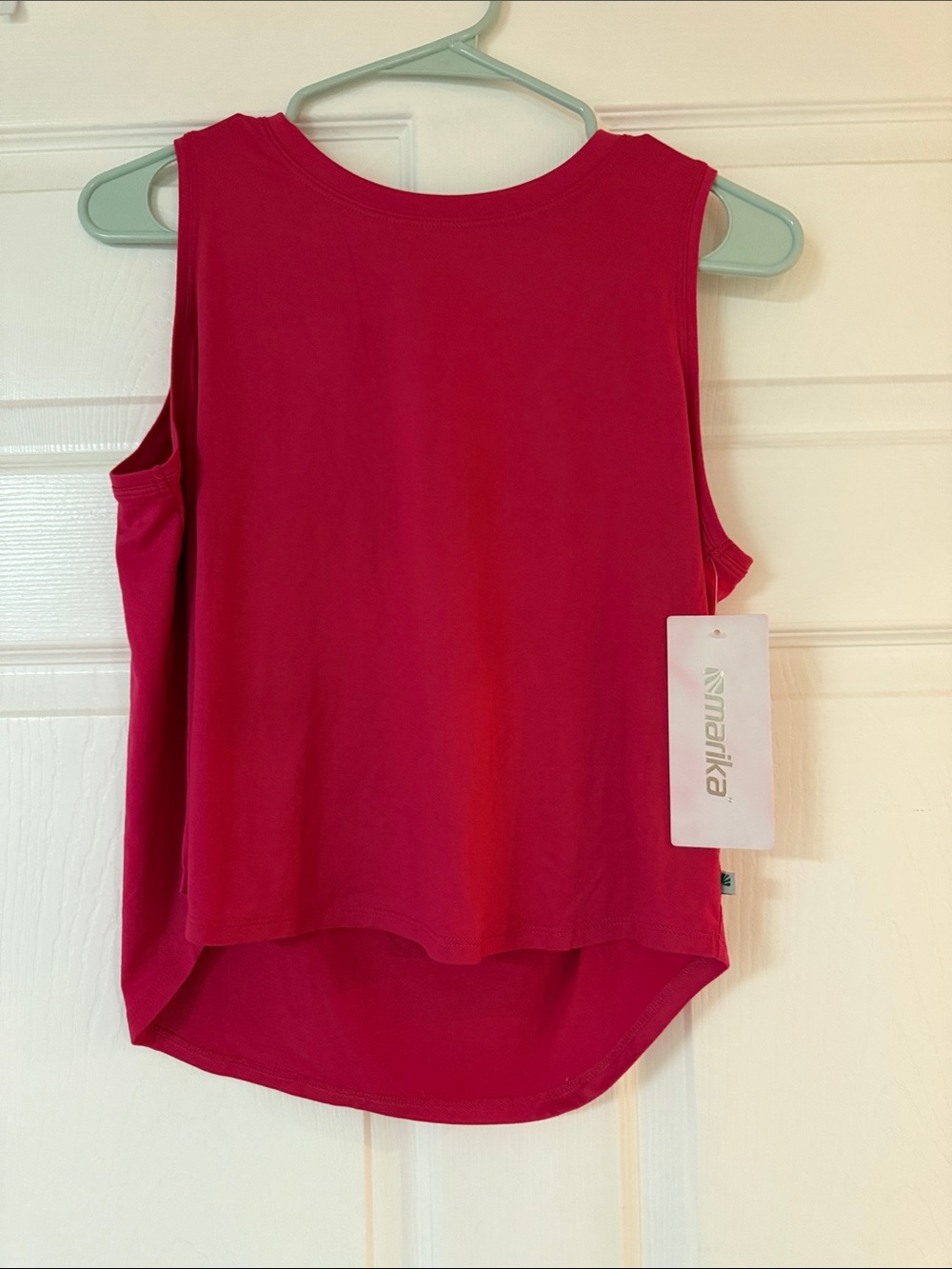 Marika Vibrant Pink Sleeveless Athletic Tank